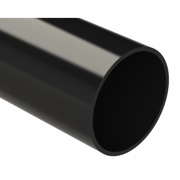 PUSHFIT WASTE PIPE; 50MM 3M LENGTH BLACK