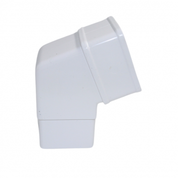 E.TUPLING 65MM SQUARE OFFSET BEND 112.5DEG - WHITE