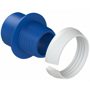 POLYFAST DARK BLUE PE ADAPTOR SET; 32MM x 1\"