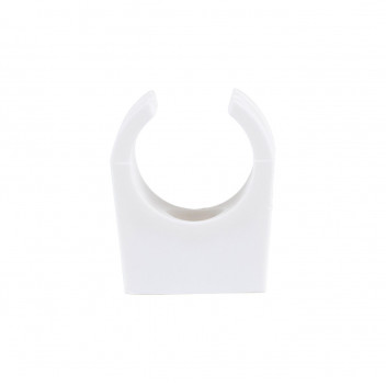 FLO OVERFLOW PIPE CLIP WHITE