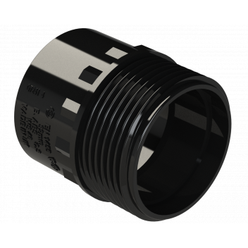 S/WELD ADAPTOR; 32MM BLACK