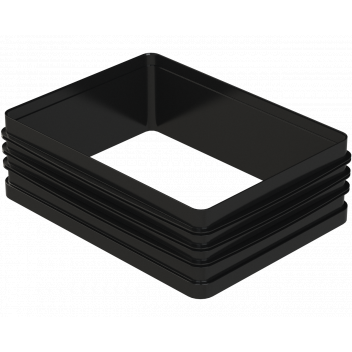 DRAIN 110MM RECT INSP/CHAMBER SIDE RISER