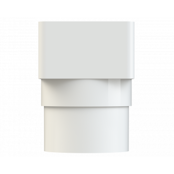 RWSQ112 PIPE ADAPTOR; WHITE