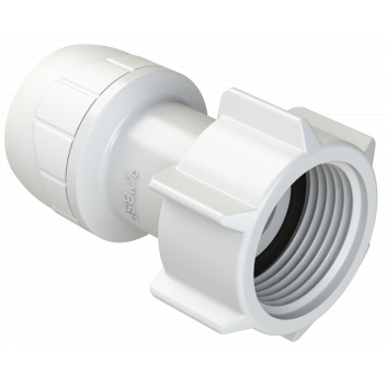 POLYPLUMB ENHANCED - 15X3/4\" HAND TIGHT TAP CONN - WHITE