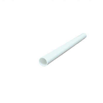 E. TUPLING OVERFLOW WASTE PIPE 21.5MM - 3M WHITE