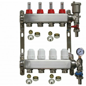 6 PORT STAINLESS STEEL MANIFOLD