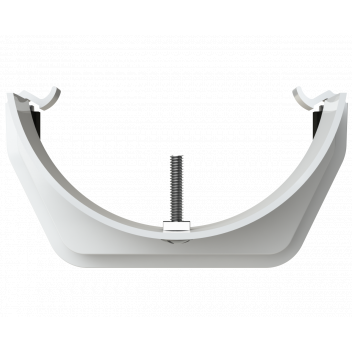 RW FITTS PLASTIC-METAL GUTT ADAPTOR;WHIT