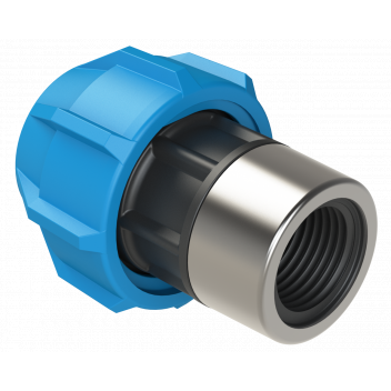 POLYFAST FEMALE ADAPTOR; 20MM X 1/2\" BSP