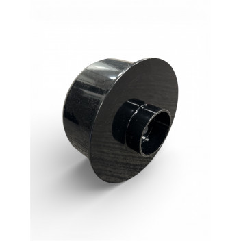 E.TUPLING 6\" PUSH-FIT SOIL SOCKET PLUG - BLACK