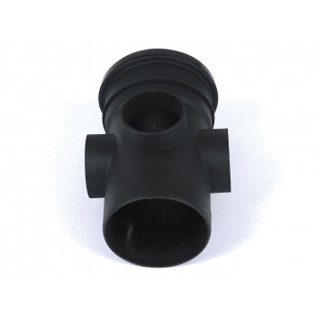 110MM CAST IRON EFFECT SINGLE SOCKET TRIPLE BOSS PIPE