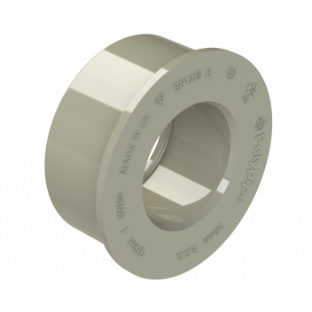 POLYPIPE RING-SEAL SOLVENT ADAPTOR 32MM SOLVENT GREY
