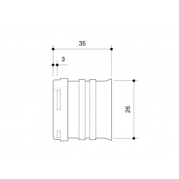 FRANKISCHE ALPEX-DUO XS REPLACEMENT PRESSING SLEEVE WITH FIXING RING 2