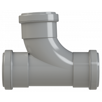 PUSHFIT SWEPT TEE 91.25DEG; 50MM GREY