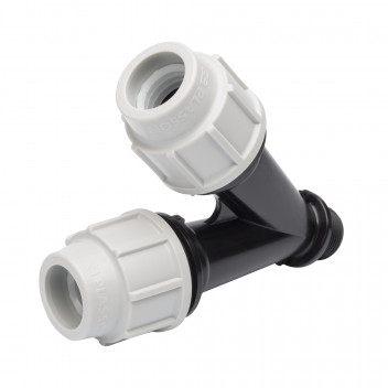 PLASSON Y FITTING - 25MM X 25MM X 3/4\"