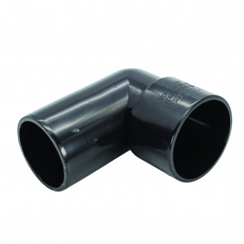 FLOPLAST S/WELD SWIVEL BEND 90 DEG; 40MM BLACK