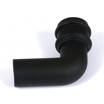 68MM ROUND CAST IRON EFFECT 92.5° BEND