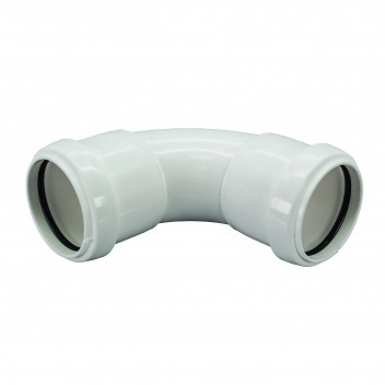 FLO PUSHFIT SWEPT BEND 92.5; 40MM WHT