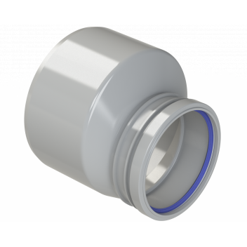 POLYPIPE RING-SEAL REDUCER;6\"/160MM TO 110MM SOIL GY