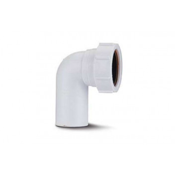 UNIV SWIVEL ELBOW 90DEG; 32MM WHITE