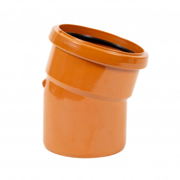 FLO UNDERGRD 15DEG SING SCKT BEND; 110MM