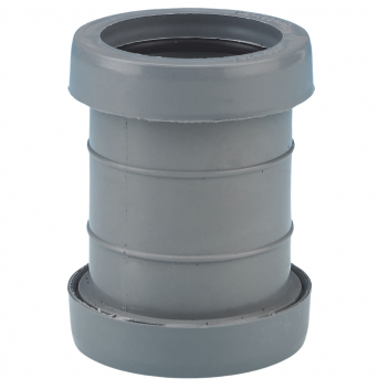 E.Tupling Push-Fit Waste 32mm Straight Connector Grey