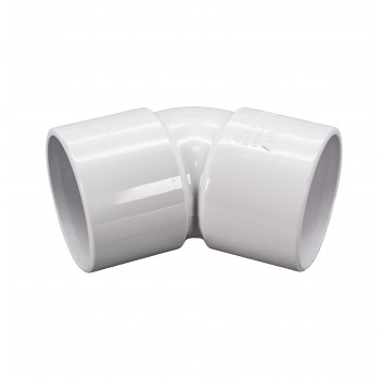 FLOPLAST S/WELD OBTUSE BEND 45 DEG OBTUSE OFFSET; 40MM WHITE
