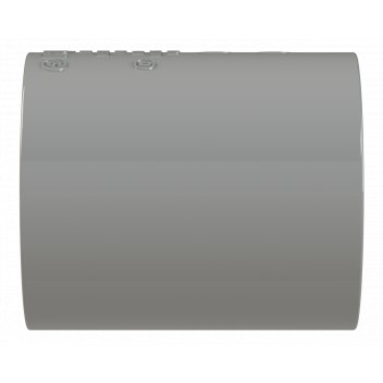 S/WELD STRAIGHT COUPLING; 40MM GREY
