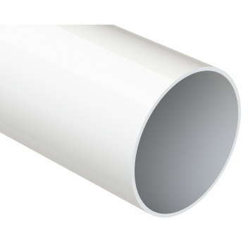 DPR68 ROUND DOWNPIPE; 5.5M WHITE