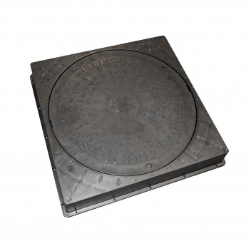 FLO UG450MM PLASTIC COVER & SQUARE FRAME
