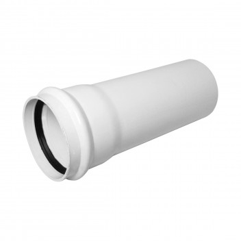 FLOPLAST RING-SEAL S/S SOIL PIPE;4\"/110MM 4M WHITE