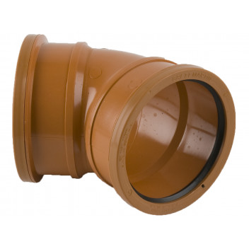 110MM X 45° DOUBLE SOCKET BEND