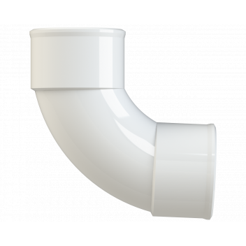 POLYPIPE S2000 32MM MUPVC 92.5DEG SWEPT BEND - WHITE