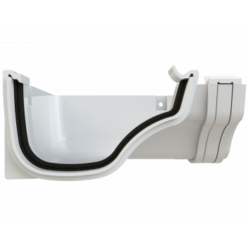 OGEE EXTRA 90 DEG INTERNAL ANGLE; WHITE