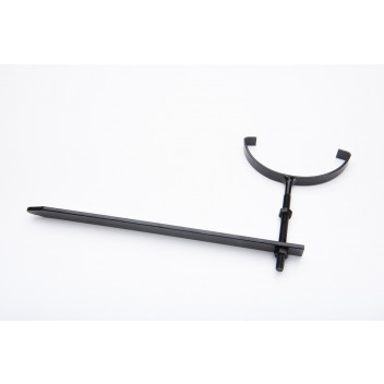 112MM ROUNDSTYLE RISE & FALL BRACKET (COATED BLACK)