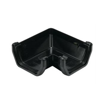 E.TUPLING 114MM SQUARE 90DEG ANGLE - BLACK