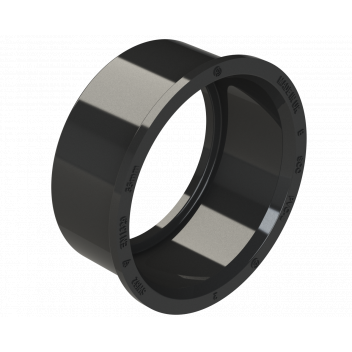 POLYPIPE RING-SEAL SOLVENT ADAPTOR; 50MM BLACK