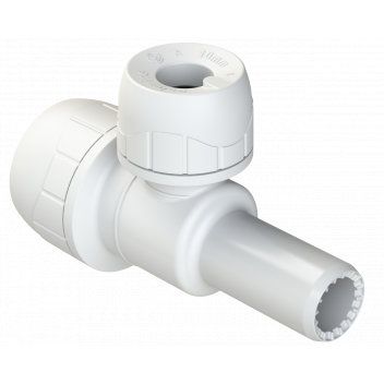 POLYPLUMB ENHANCED - 15X15X10 BRANCH RED SPIGOT TEE - WHITE