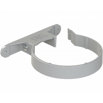 POLYPIPE RING-SEAL PIPE CLIPS (PLASTIC);4\"/110MM GRY
