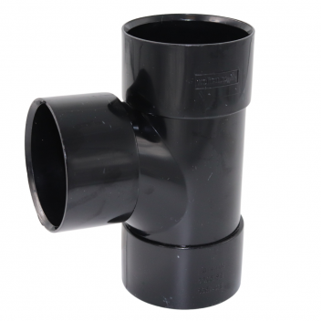 E.TUPLING SOLVENT WASTE TEE - 40MM - BLACK