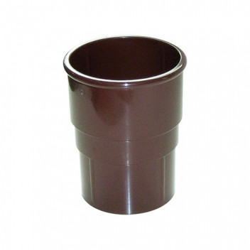 FLOPLAST MINIFLO DOWNPIPE SOCKET BROWN