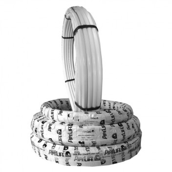 *PIPELIFE 22MM X 50M PEX PIPE COIL; WHITE