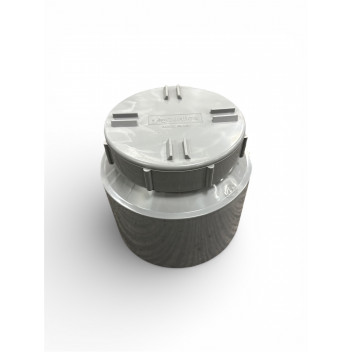 E.TUPLING 160MM SCREWED ACCESS PLUG - GREY