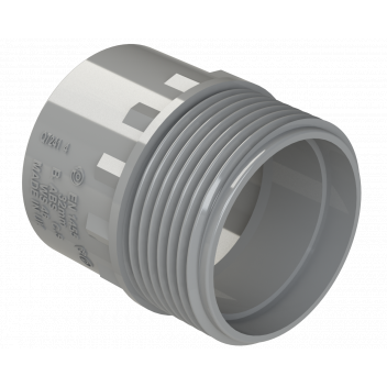 S/WELD ADAPTOR; 32MM GREY