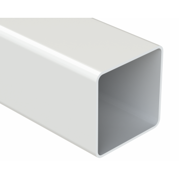 DPSQ65 SQUARE DOWNPIPE; 2.5M WHITE