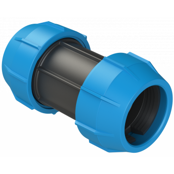 POLYFAST STRAIGHT COUPLER; 63MM