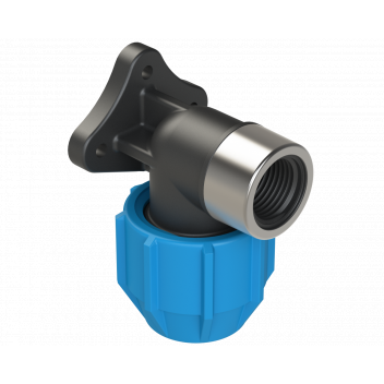 25mm X 3/4\" PLASTIC BIBTAP WALL FLANGE