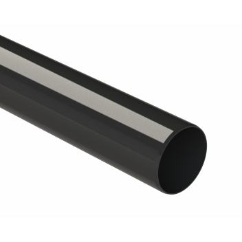POLYPIPE SOIL PLAIN END PIPE; 4\"/110MM 3M BLACK
