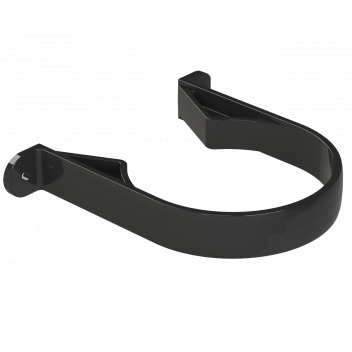 POLYPIPE RING-SEAL PIPE CLIPS (PLASTIC);4\"/110MM BLK