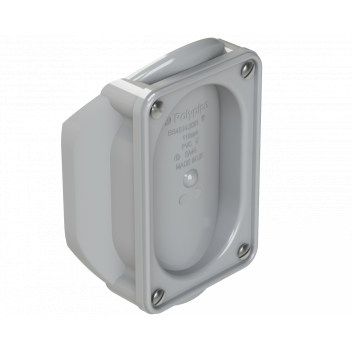 POLYPIPE RING-SEAL ACCESS SADDLE; 3\"/82MM GREY