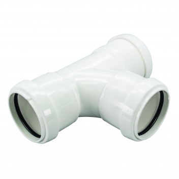 FLO PUSHFIT SWEPT TEE; 40MM WHT